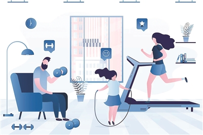 pg赏金女王单机版试玩平台 健身器械主打轻量化 一平方米打造家庭健身区