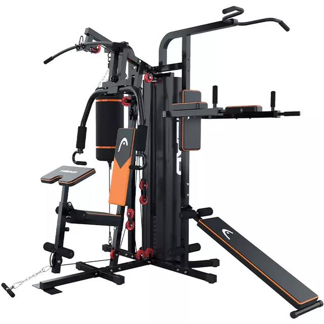 家庭版健身器材安装教程_大型全身综合训练器_海德三人站综合训练器测评