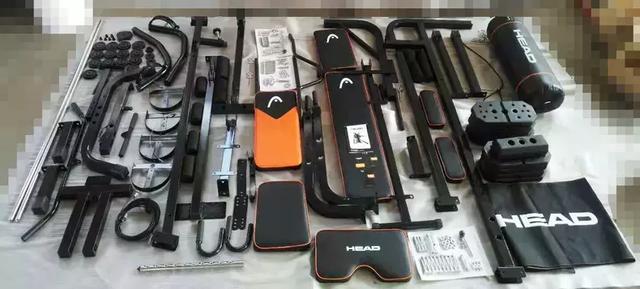 海德三人站综合训练器测评_大型全身综合训练器_家庭版健身器材安装教程