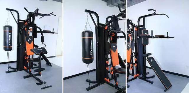 家庭版健身器材安装教程_海德三人站综合训练器测评_大型全身综合训练器