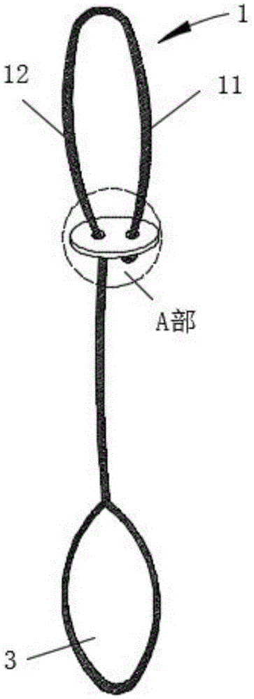 pg棋牌 一种简易脚蹬绳的制作方法