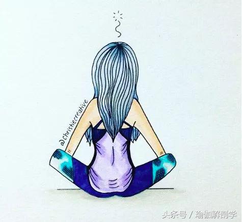 瑜伽初学者基础体式_安全瑜伽体式_瑜伽猫牛单腿伸展变体