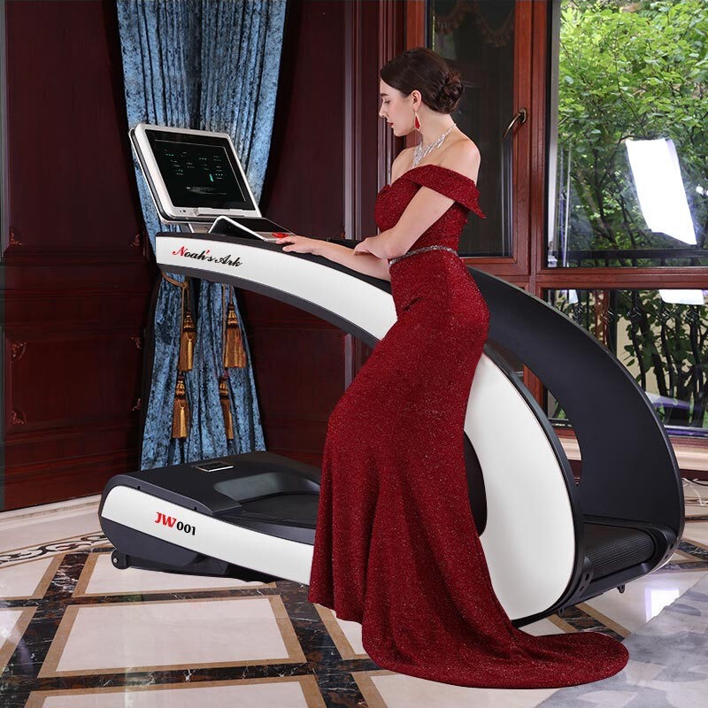 JW-001跑步机 商用家用智能触屏健身器材 双屏运动数据记录 18.5吋10.3吋_立久佳589跑步机 家庭健身设备 高品质人性化设计 74CM跑_家用跑步机哪款好