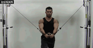 胸肌锻炼泵感_综合训练器 胸肌_绳索夹胸锻炼动作