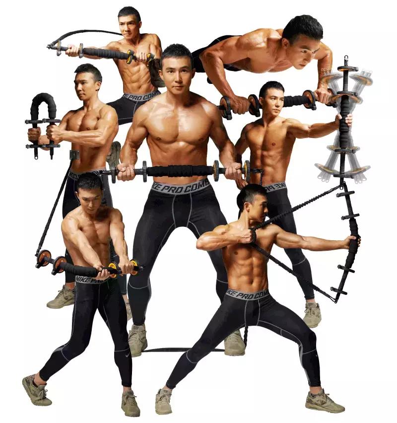 刘畊宏超轮_多功能健身器_滚轮健身器