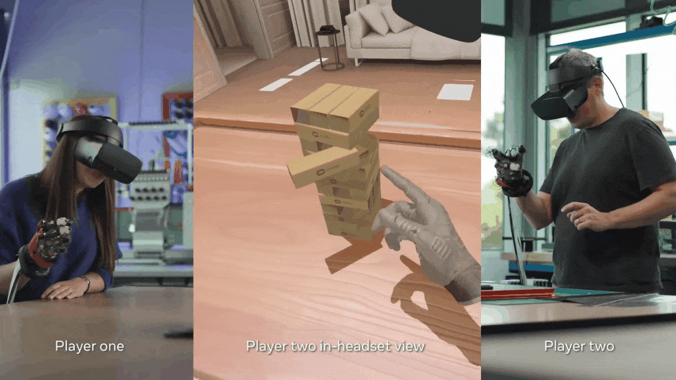 Meta现实实验室_元宇宙触觉手套_运动健身手套