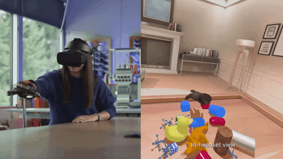 运动健身手套_Meta现实实验室_元宇宙触觉手套